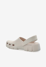 Birkenstock Flow Chunky Clogs Cream 1027706 M-EGGSHELL