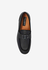 Dolce & Gabbana Ariosto Calf Leather Loafers Black A50462 A6O70-80999