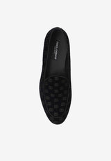 Dolce & Gabbana Vivaldi Velvet Loafers Black A50680 A6569-80999