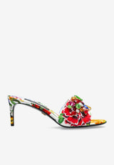 Dolce & Gabbana Keira 60 Floral Brocade Mules Multicolor CR1744 A6L95-HA5KU