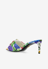 Dolce & Gabbana Keira 60 Floral Brocade Mules Multicolor CR1744 A6L95-HA5KU