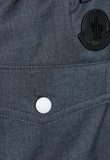 Moncler Wool Tailored Pants Gray K10912A00016 598D1-989