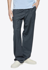 Moncler Wool Tailored Pants Gray K10912A00016 598D1-989