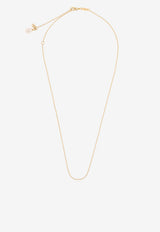 Dolce & Gabbana Alphabet Chain 18-karat Yellow Gold Necklace Gold WANR3G WYEPE-ZOO00