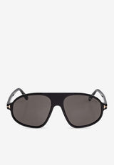 Tom Ford Erol Aviator Sunglasses Gray FT1178 0-5801A