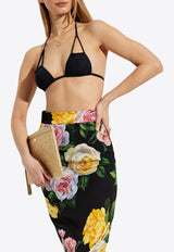 Dolce & Gabbana DG Logo Halterneck Bikini Black O8A04J ONO12-N0000