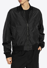 Dolce & Gabbana Zip-Up Bomber Jacket Black G9BNQT GI876-N0000