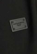Dolce & Gabbana Logo Plaque Bomber Jacket Black G9BLBT GI872-N0000