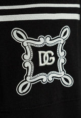Dolce & Gabbana Logo Patch Polo T-shirt Black G8SN2Z G7N8M-N0000