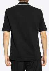 Dolce & Gabbana Logo Patch Polo T-shirt Black G8SN2Z G7N8M-N0000
