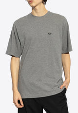 Dolce & Gabbana Logo Plaque Crewneck T-shirt Gray G8SE3T FU7EN-S8291