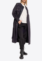 Moncler Gourdon Long Belted Coat Navy K10931C00005 54ARP-742