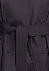 Moncler Gourdon Long Belted Coat Navy K10931C00005 54ARP-742