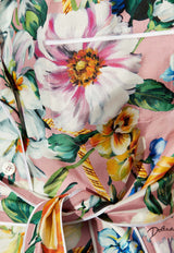 Dolce & Gabbana Floral Print Silk Shirt Multicolor F5G67T HI1W4-HF5JC