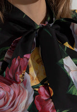Dolce & Gabbana Floral Print Habotai Buttoned Shirt Multicolor F5T25T IS1XJ-HN5IY