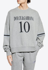 Dolce & Gabbana Logo Crewneck Sweatshirt Gray G9BEFT G7O2N-S8290