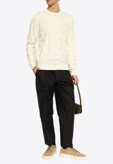 Dolce & Gabbana Monogram Knit Sweater Cream GXX02T JBSK5-W0001