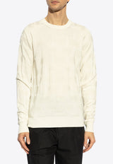 Dolce & Gabbana Monogram Knit Sweater Cream GXX02T JBSK5-W0001