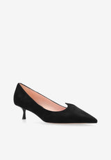 Roger Vivier I Love Vivier 45 Suede Pumps Black RVW54324540HR0 0-B999
