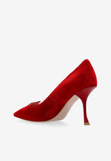 Roger Vivier I Love Vivier 85 Suede Pumps Red RVW53024540O20 0-R406