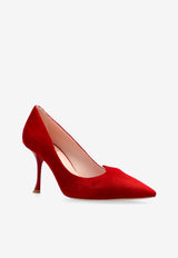 Roger Vivier I Love Vivier 85 Suede Pumps Red RVW53024540O20 0-R406