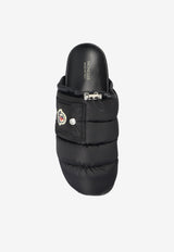 Moncler Mon Pocket Quilted Slippers Black K109B4M00040 M5080-999