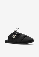 Moncler Mon Pocket Quilted Slippers Black K109B4M00040 M5080-999
