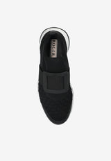 Roger Vivier Viv' Run Strass Sneakers Black RVW50624160KOT 0-B999