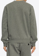 Dolce & Gabbana Logo Plaque Crewneck Sweatshirt Gray G9ABJT G7N7B-S8291