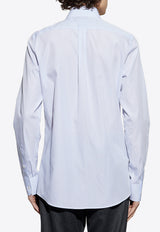 Dolce & Gabbana Long-Sleeved Stripe Shirt Light Blue G5MQ5T FR50Q-S8051