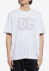 Dolce & Gabbana DG Logo Print T-shirt White G8PN9T G7O4O-W0800