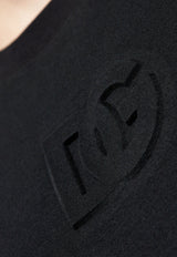 Dolce & Gabbana Embossed DG Logo T-shirt Black G8SN4Z G7O2T-N0000