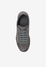 Dolce & Gabbana Portofino Suede Leather Low-Top Sneakers Gray CS2324 A9T67-80730