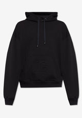 Dolce & Gabbana Embossed DG Logo Hooded Sweatshirt Black G9ZU0Z G7O2S-N0000