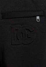 Dolce & Gabbana Embossed DG Logo Casual Shorts Black GP08BZ G7O2S-N0000