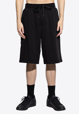 Dolce & Gabbana Embossed DG Logo Casual Shorts Black GP08BZ G7O2S-N0000