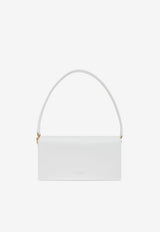 Dolce & Gabbana Marlene Grained Leather Shoulder Bag White BB7756 A3G19-80002