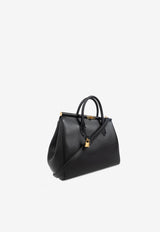 Dolce & Gabbana XL Marlene Day Handbag in Calf Leather Black BB7763 A9S25-80999