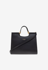 Dolce & Gabbana Small Sicily Calfskin Tote Bag Black BB7728 B7321-80999