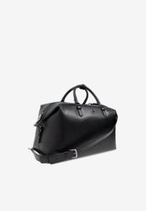 Dolce & Gabbana Logo Plaque Leather Duffle Bag Black BM2352 AV956-80999