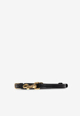 Dolce & Gabbana Sicily Calf Leather Handbag Black BB7715 B7321-80999