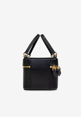 Dolce & Gabbana Sicily Calf Leather Handbag Black BB7715 B7321-80999