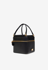 Dolce & Gabbana Sicily Calf Leather Handbag Black BB7715 B7321-80999