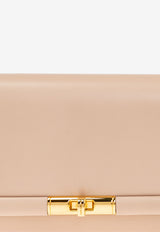 Dolce & Gabbana Marlene Grained Leather Shoulder Bag Beige BB7756 A3G19-80095