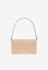 Dolce & Gabbana Marlene Grained Leather Shoulder Bag Beige BB7756 A3G19-80095
