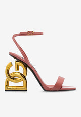 Dolce & Gabbana Keira 105 Sandals in Patent Leather Pink CR1175 A1471-80405