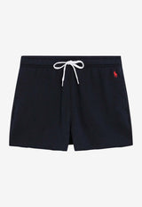 Polo Ralph Lauren Logo Embroidered Mini Shorts Blue 211965103004CO/S_POLOR-HN