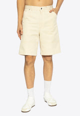 Moncler Denim Bermuda Shorts Cream K10912B00008 M6724-041