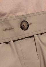 Moncler Wide-Leg Belted Pants Beige K10932A00012 59866-202