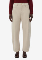 S Max Mara Emily Straight-Leg Pants Beige 2619131081600SMMEMIL_002